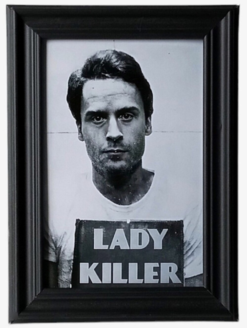 Ted Bundy 70s Serial killer Halloween creepy History scary horror crime framed